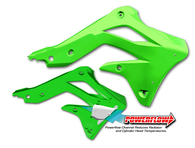 CYCRA サイクラ パワーフローインテークラジエターシュラウド KXF450 KAWASAKI カ...