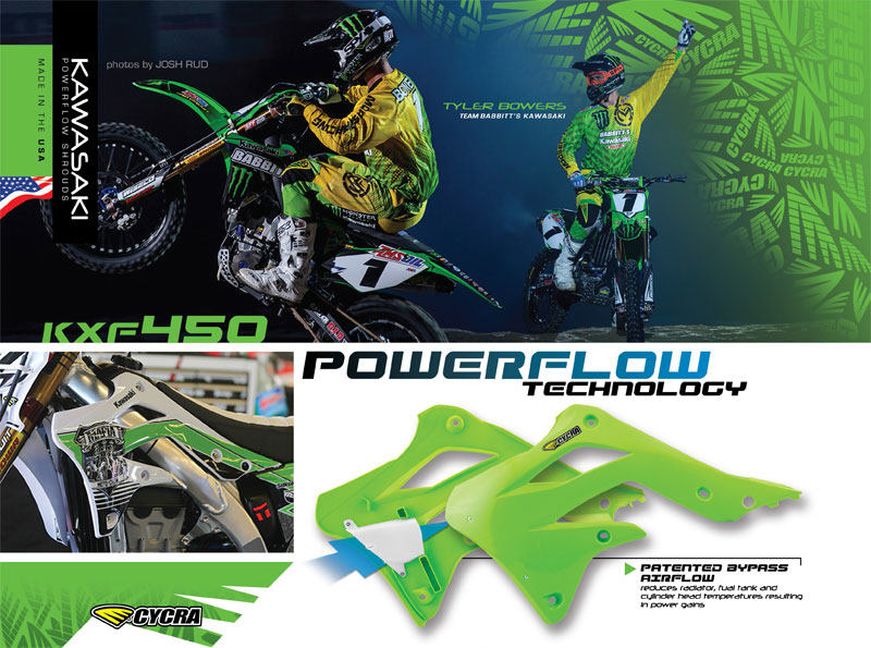 CYCRA �������� �ѥ�ե�������ơ����饸����������饦�� KXF250 KAWASAKI ���掠�� �饸�������� ��Ѵ�Ϣ ���󥸥�