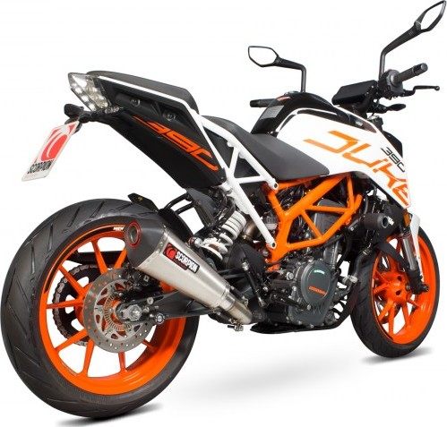 SCORPION スコーピオン セルケトテーパー スリップオンマフラー Duke390 KTM マフラー