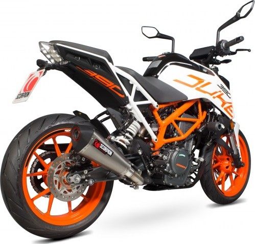 SCORPION スコーピオン セルケトテーパー スリップオンマフラー Duke390 KTM KTM