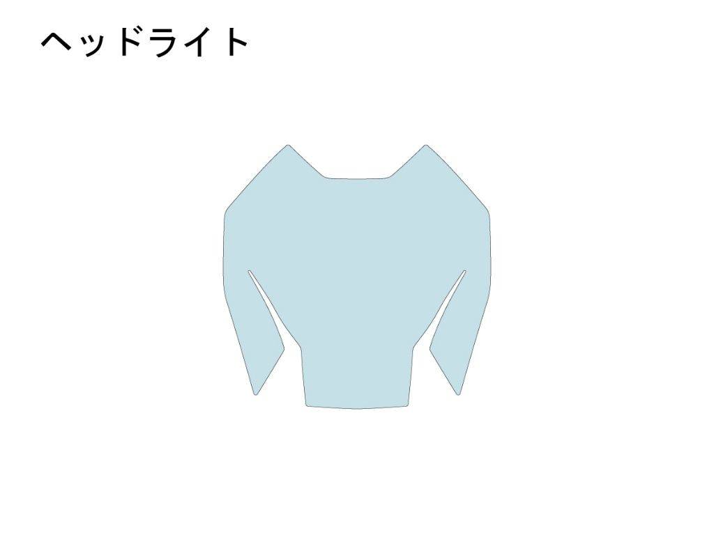 ECHELON エシュロン ヘッドライト【QUATECT】 M1000R BMW プロテクションフィルム・保護フィルム 外装