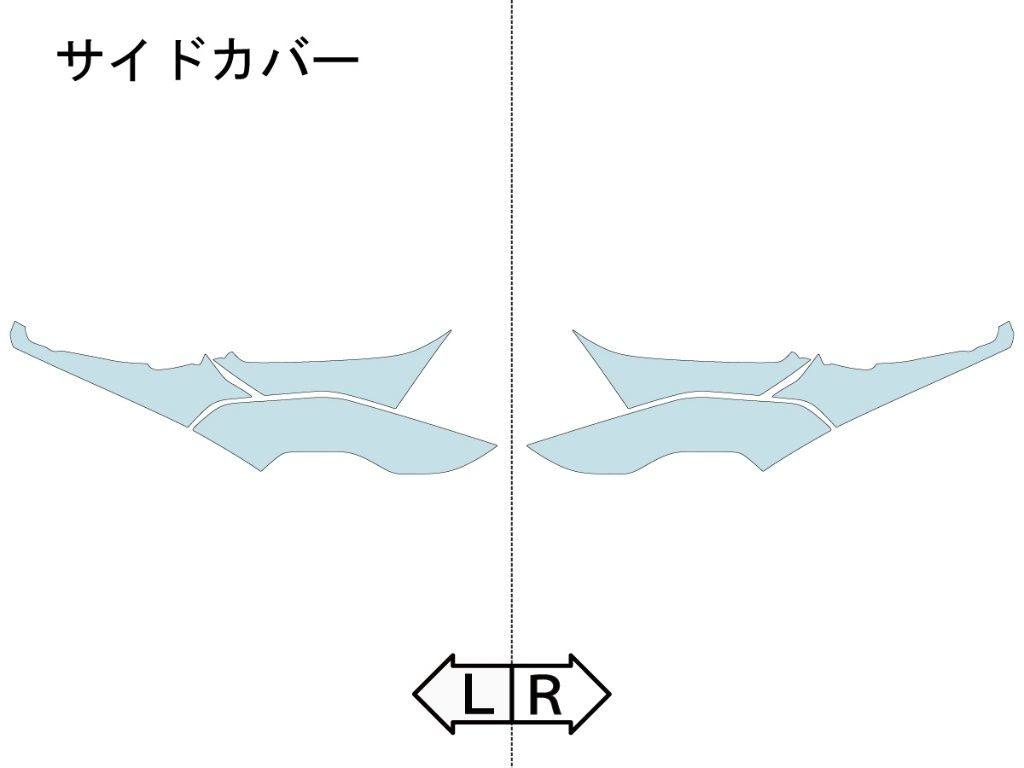 ECHELON エシュロン サイドカバーP2【QUATECT】 M1000R BMW プロテクションフィルム・保護フィルム 外装