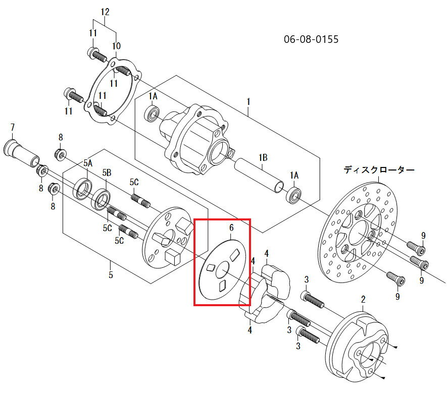 SP武川 SPタケガワ 【補修部品】スペーサー モンキー HONDA ホンダ オフセットスペーサー ホイール関連 足回り