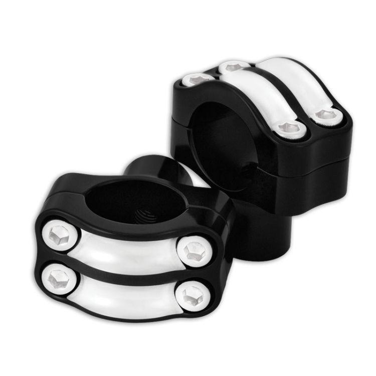 Roland Sands Design ローランドサンズデザイン 1-1／4インチバー用 4ボルト ライザー (NOSTALGIA／コントラストカット) 汎用 1-1|4インチハンドルバー HARLEY-DAVIDSON ハーレーダビッドソン ハンドルポスト・ハンドルライザー ハンドル周辺パーツ ハンドル