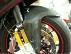 CARBONVANI カーボンバーニ フロントフェンダー 1098type MONSTER1100 MONSTER796 [モンスター] MONSTER696 DUCATI ドゥカティ フェンダー関連 外装