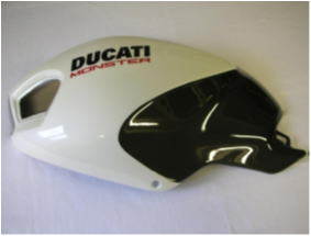 CARBONVANI カーボンバーニ タンクサイドカバー L MONSTER1100 MONSTER796 [モンスター] MONSTER696 DUCATI ドゥカティ タンクカバー タンク関連 外装