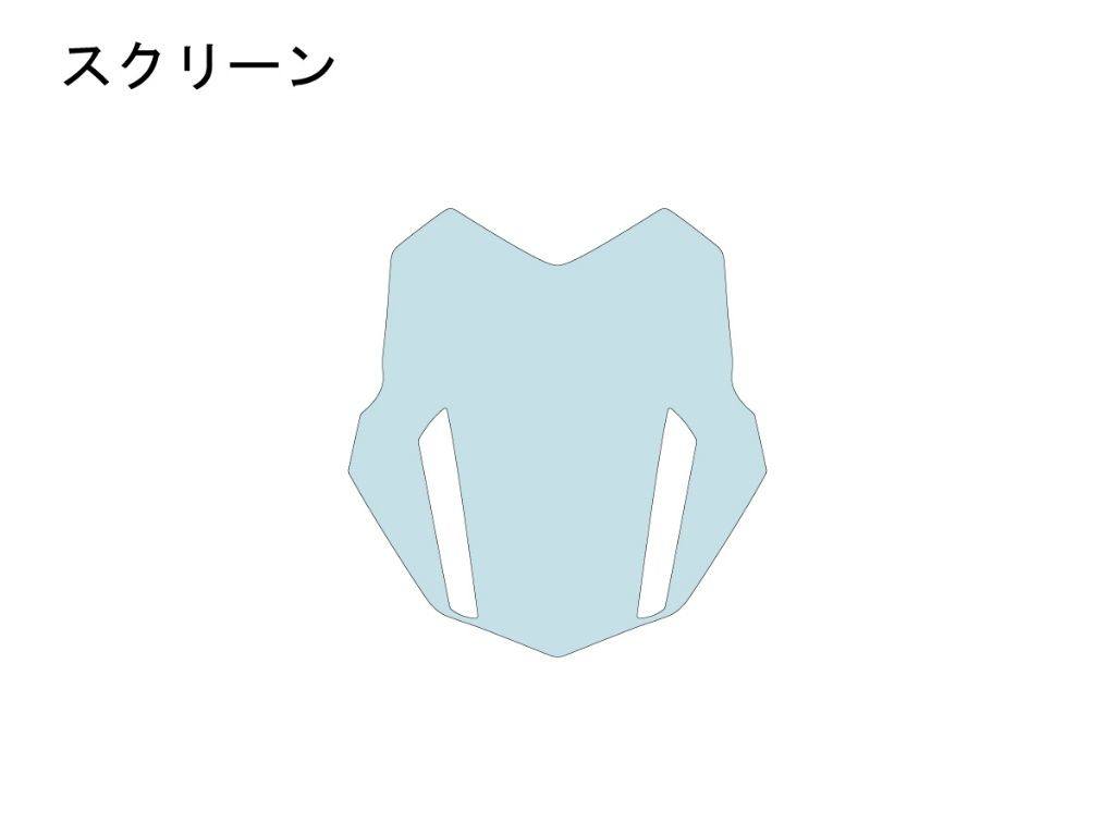 ECHELON エシュロン スクリーン【QUATECT】 R1250GS BMW プロテクションフィルム・保護フィルム 外装