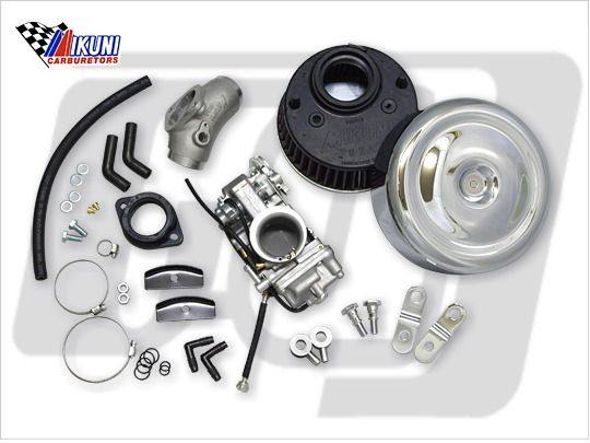 GUTS CHROME ガッツクローム MIKUNI HSR45キャブ トータルキット ツインカム用 DYNAファミリー SOFTAILファミリー TOURINGファミリー HARLEY-DAVIDSON ハーレーダビッドソン キャブレター 吸気関連 エンジン