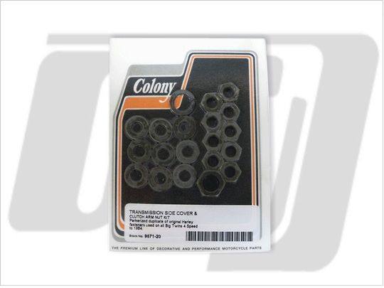 GUTS CHROME ガッツクローム キッカーカバーナットキット パーカライズド その他車種 4速モデル 36-84 HARLEY-DAVIDSON ハーレーダビッドソン 汎用ナット 外装