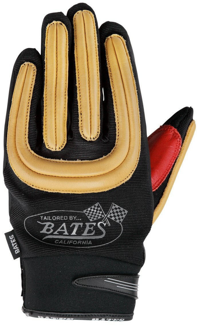 Bates - BATES ベイツ メッシュ＆レザーグローブ レザーグローブ グローブ アパレル