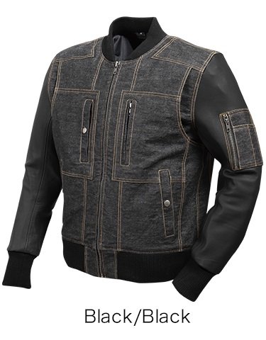 Bike Wear - DEGNER デグナー レザーデニムコンビジャケット／LEATHER DENIM COMBI JAKET オールシーズンジャケット ジャケット アパレル