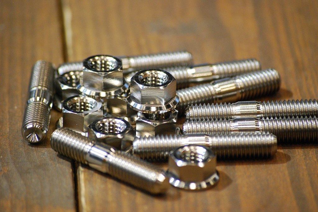 Bagus! バグース チタンスタッドボルトナットセット ゼファー750 KAWASAKI カワサキ スタッドボルト エ..