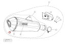 AKRAPOVIC アクラポビッチ 【リペアパーツ】V-EC105 end cap K1300R K1300S R1200RT BMW マフラーエンドキャップ ...