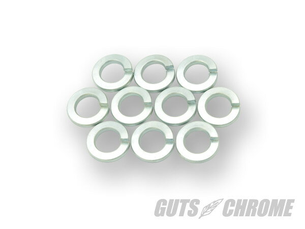 GUTS CHROME ガッツクローム スプリングワッシャージンク 5/16 10枚売り 汎用ワッシャー 外装