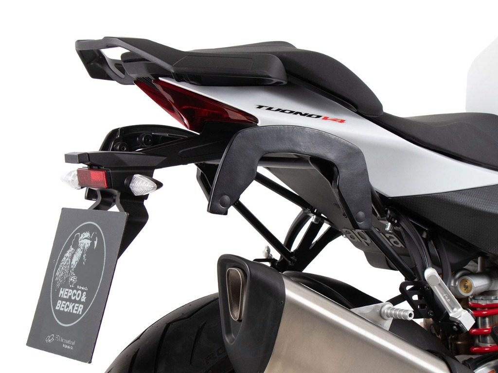 HEPCO＆BECKER ヘプコ＆ベッカー サイドソフトケースホルダー 「C-Bow」 Tuono V4 APRILIA アプリリア バッグ・ボックス取り付けステー 車体用バッグ・ケース