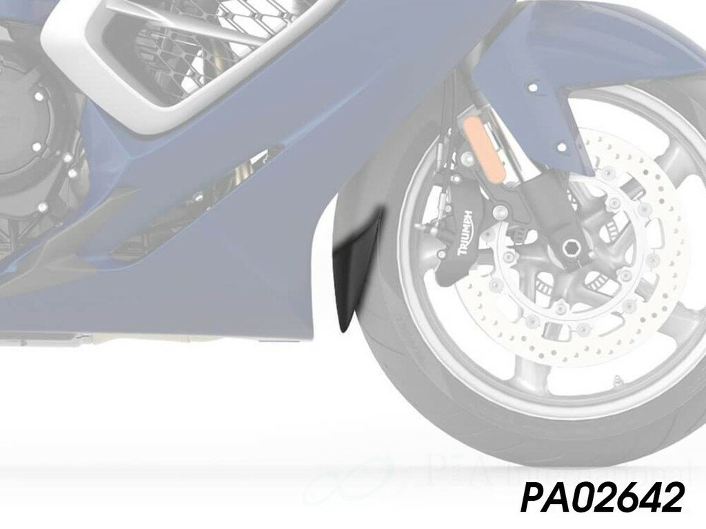 P&A International P&Aインターナショナル エクステンダーフェンダー Trophy 1200 TRIUMPH トライアンフ フロントフェンダー フェンダー関連 外装