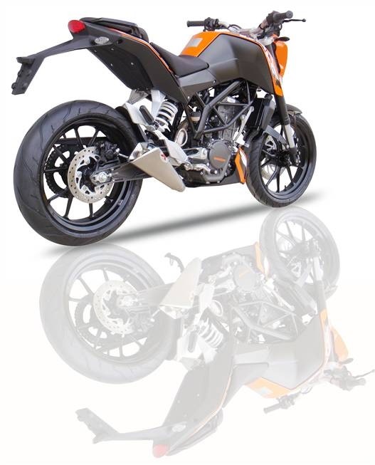 IXIL イクシル X55-スラッシュコーンタイプ スリップオンマフラー DUKE 125 KTM マフラー