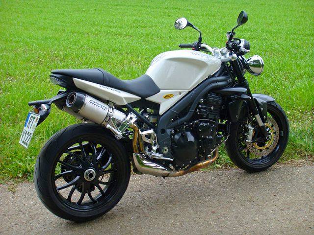 BODIS ボディス スリップオンマフラー 3-2 ステンレス グラウンド Oval-Tec STREET TRIPLE ［ストリートトリプル］ TRIUMPH トライアンフ マフラー