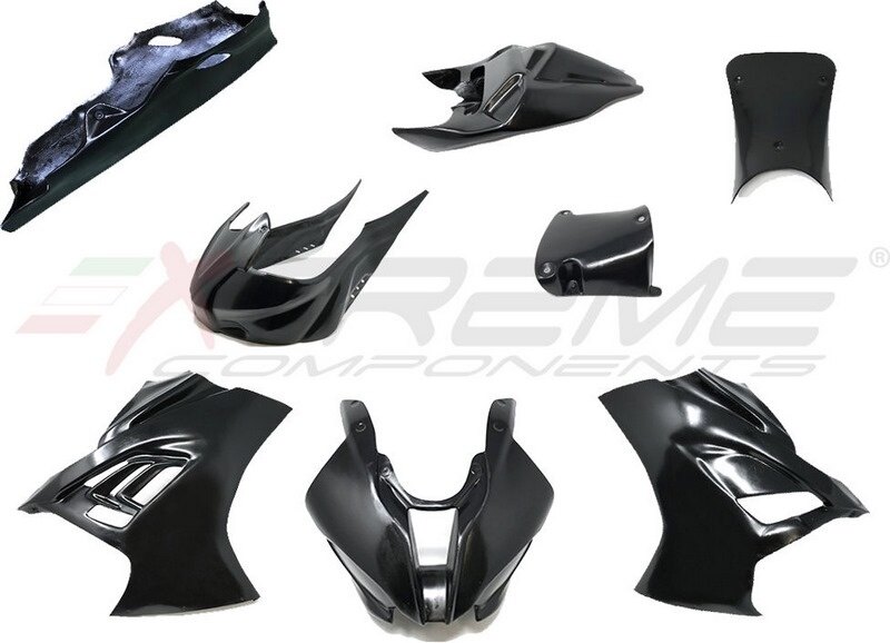 EXTREME COMPONENTS エクストリームコンポーネンツ Racing bodywork/fairing： Front upper race fairing + side panels lower rear tail airbox cover for BMW S1000RR (2019/2020) | BMW-S1000-20 フルカウル・外装セット カウル関連 外装
