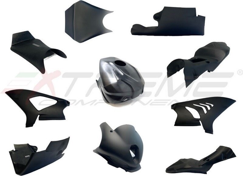 EXTREME COMPONENTS エクストリームコンポーネンツ Racing Bodywork/Fairing： Front Upper Race Fairing + Side Panels Lower Rear Tail Tank Cover Sbk M1000RR BMW フルカウル・外装セット カウル関連 外装