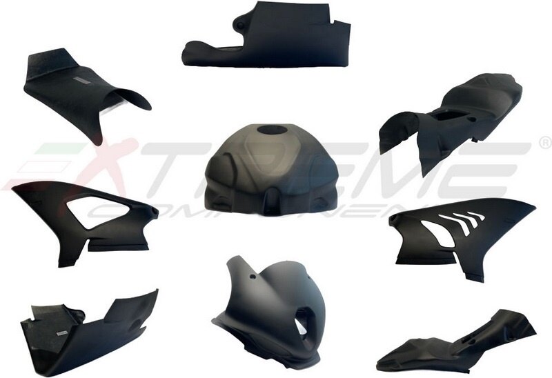 EXTREME COMPONENTS エクストリームコンポーネンツ Racing Bodywork/Fairing： Front Upper Race Fairing + Side Panels Lower Rear Tail Tank Cover M Sbk M1000RR BMW フルカウル・外装セット カウル関連 外装