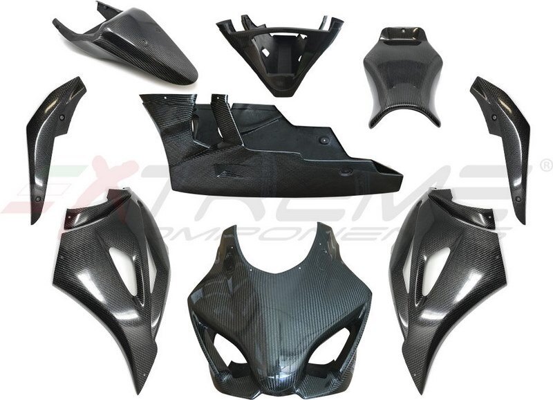 EXTREME COMPONENTS エクストリームコンポーネンツ Racing bodywork/fairing： Front upper race fairing + side panels lower rear tail alu. mounting kit for Suzuki GSX-R1000 (2017/2021) | CCS3 フルカウル・外装セット カウル関連 外装