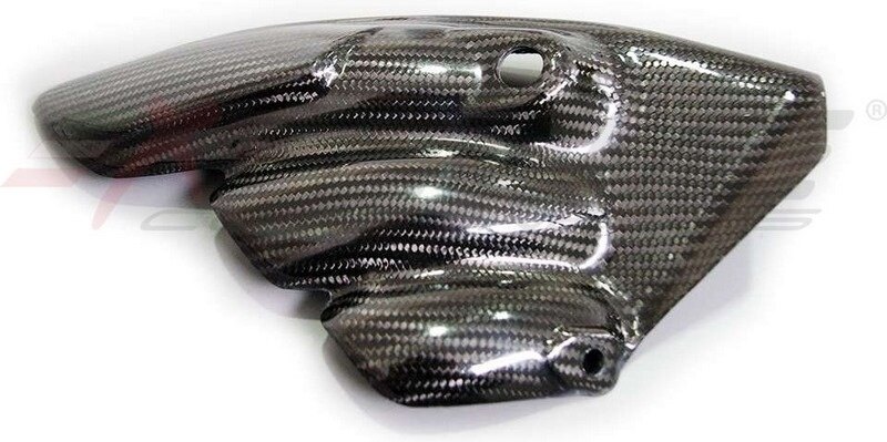 EXTREME COMPONENTS エクストリームコンポーネンツ Muffler heat shield for MV Agusta F3 (2012/2021) | CF31810 マフラーガード・ヒートガード マフラー