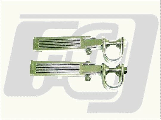 GUTS CHROME ガッツクローム クランプ付 ペグセット リブタイプ 汎用 HARLEY-DAVIDSON ハーレーダビッドソン フットペグ ステップ 足回り