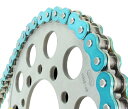 CYC CHAIN CYCチェーン 420-120L カラーチェーン【メタリックカラー】(メタリックブルー) TLM50 TS50W RS50 TUONO50 トゥオノ HONDA ホンダ SUZUKI スズキ APRILIA アプリリア APRILIA アプリリア