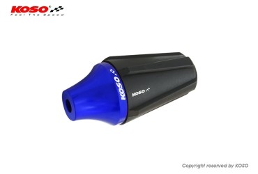 KOSO コーソー 汎用マフラースライダー 【ブルー】 汎用 マフラーガード・ヒートガード マフラー