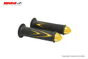KOSO コーソー ARROW GRIPS DUAL COLOR WITH BAR-END CAP ゴールド グリップ ハンドル