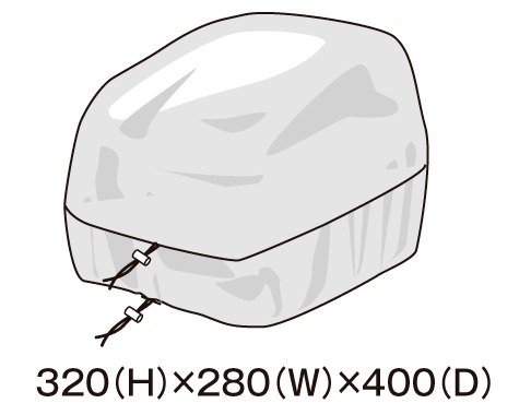 TANAX motofizz タナックス モトフィズ レインカバー MP-266 バッグ用レインカバー 車体用バッグ・ケース(2)
