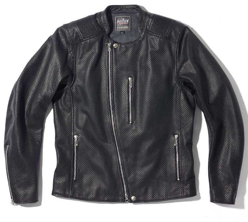 KADOYA カドヤ ATLAS-PL レザージャケット パンチング［K’S LEATHER］ ジャケット アパレル