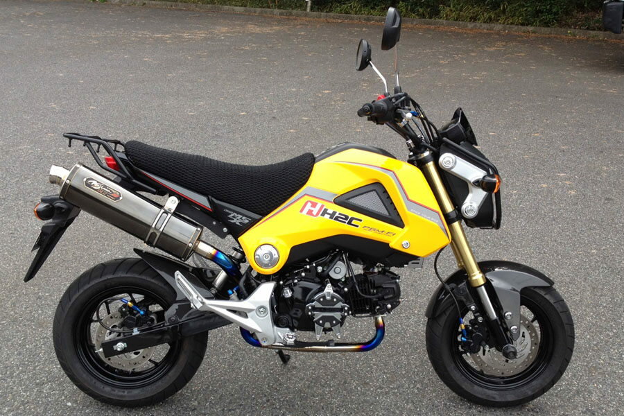 51 cc 〜125 cc  - NOJIMA ノジマ DLC-TITAN フルエキゾースト マフラー GROM [グロム] MSX125 HONDA ホンダ フルエキゾーストマフラー