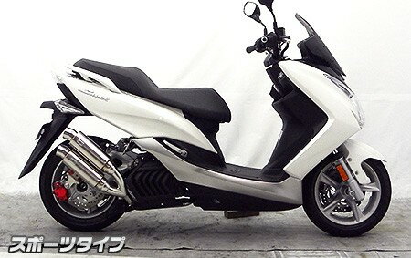 Other - WirusWin ウイルズウィン アトミックツインマフラー スポーツタイプ SMAX マジェスティS YAMAHA ヤマハ フルエキゾーストマフラー マフラー