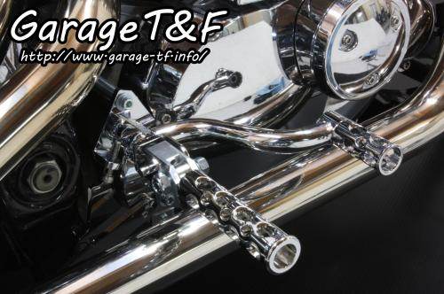 バンキン FRONT HIGHWAY PEG CRASHBAR.FXR.STANDARD SIDE PLATES.BI BUN-FCBFXRS-BB BUNG KING フォワードコントロールキット バイク その他ハーレー