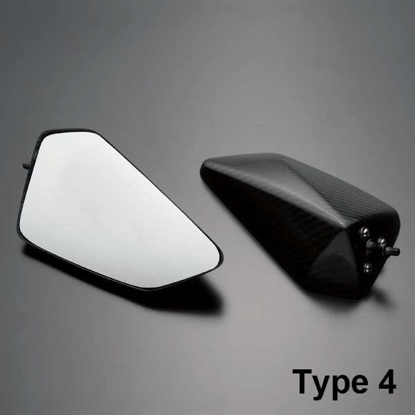 A-TECH エーテック カーボンミラーヘッド Type-4 ミラー ハンドル
