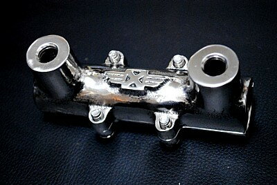 部品屋K&W LOWBROW CUSTOMS クランプステンレスライザー 汎用 HARLEY-DAVIDSON ハーレーダビッドソン ハンドルポスト・ハンドルライザー ハンドル周辺パーツ ハンドル