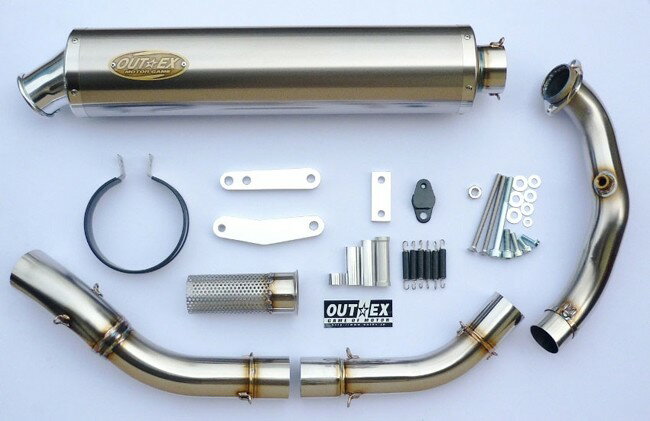 OUTEX アウテックス OUTEX.R-SSSS-R フルエキゾーストマフラー 690DUKE KTM マフラー