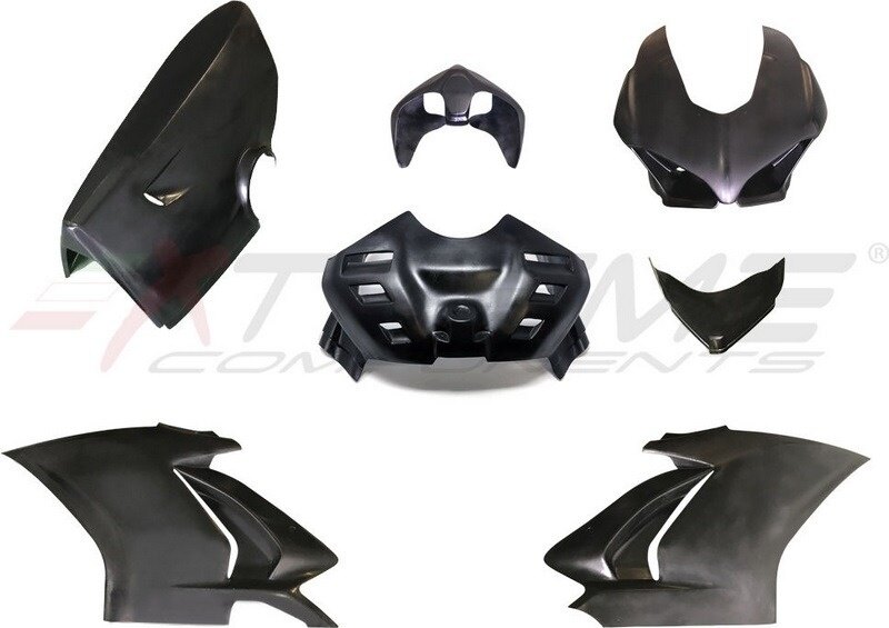 EXTREME COMPONENTS エクストリームコンポーネンツ Complete fairings + rear tail airbox cover for Ducati Panigale V4 / V4S (2018/2019) | DUC-11 フルカウル・外装セット カウル関連 外装