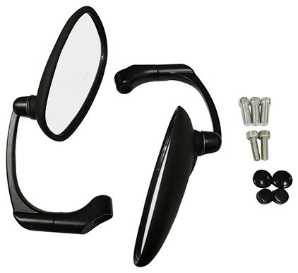 MIRAX ミラックス オーバルクラシックミラー 左右セット ミラー ハンドル