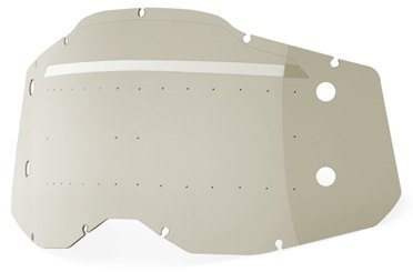 100％ ヒャクパーセント 【補修・オプションパーツ】RACECRAFT2・ACCURI2・STRATA2ゴーグル用 アンチフォグレンズ(突起あり) ロールオフ アパレル