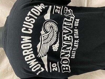 部品屋K&W 【Lowbrow Customs】BONNEVILLE 2021RACING サポートTシャツ Tシャツ ア...
