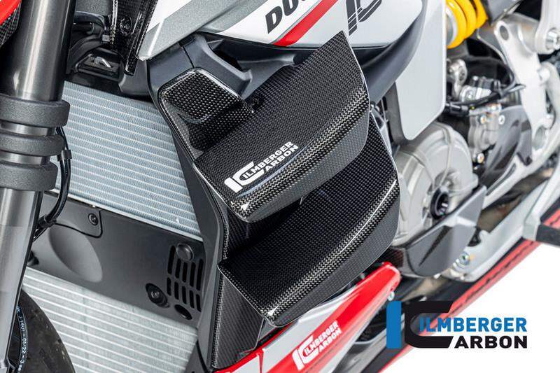 ILMBERGER イルムバーガー ラジエーターカバー 左 グロス STREETFIGHTER V2 DUCATI ドゥカティ ラジエーター 冷却関連 エンジン