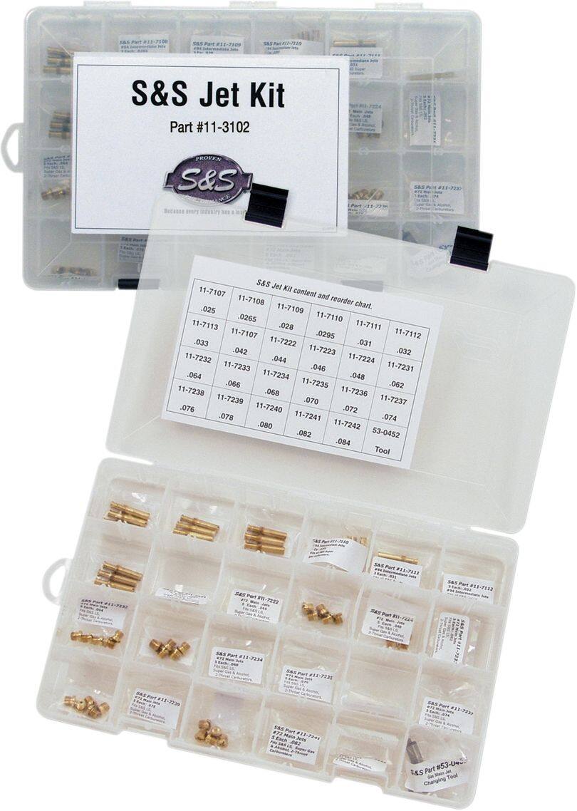 S&S CYCLE ��������ɥ��� �������� �ǥ����顼�����åȥ��å� S��S ����� ��DLR JET KIT CARBS [1003-0015]�� ����¾��...