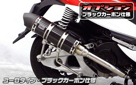 WirusWin ウイルズウィン ロイヤルマフラー スポーツタイプ ブラックカーボン仕様 Z1 125 SYM フルエキゾーストマフラー マフラー