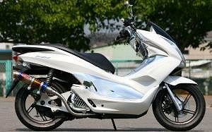 K2TEC ケイツーテック GPスタイルエキゾースト GP-R STD チタンサイレンサー (3ピースタイプ) PCX125 HONDA ホンダ フルエキゾーストマフラー マフラー
