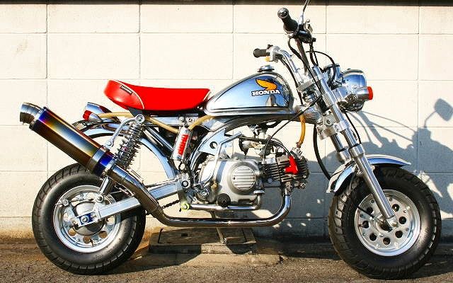 K2TEC ケイツーテック MIRAC [ミラク] 3ピースTITAN [チタン] モンキー モンキーBAJA モンキーR モンキーRT HONDA ホンダ フルエキゾーストマフラー マフラー