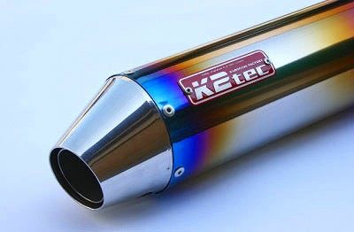 K2TEC ケイツーテック 汎用サイレンサー チタン STD Motard 100・420・60.5／P50 フック 補修・汎用サ..