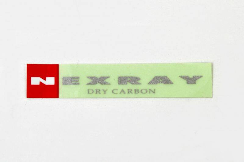 樂天商城 - NEXRAY CARBON DRY ネクスレイカーボンドライ 抜き文字ステッカー(10×48mm) ステッカー・デカール 外装
